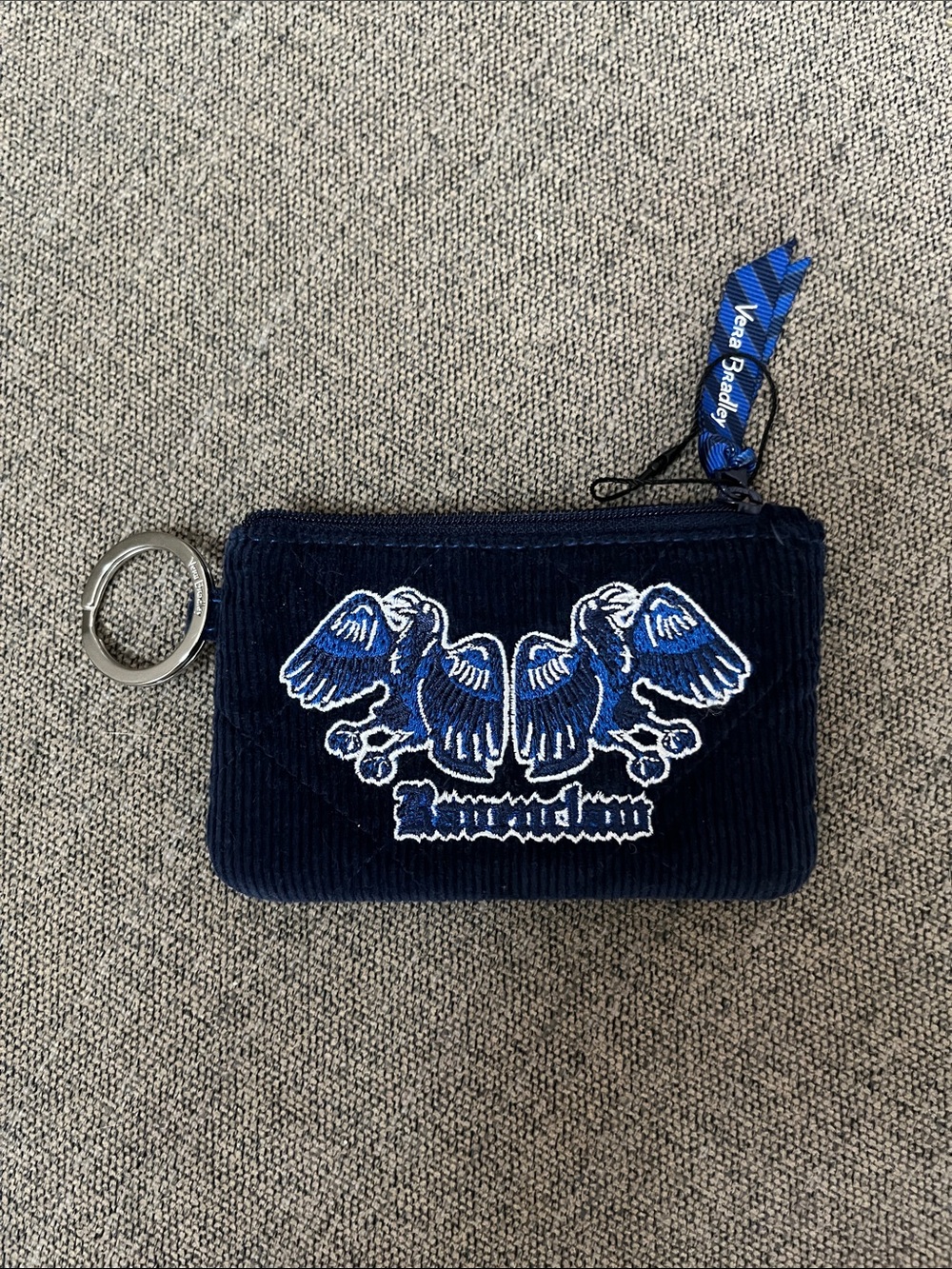 Vera Bradley Harry Potter Ravenclaw Zip Pouch Keyring